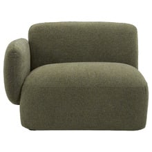 Forest Green Moab Left Corner Lounge Chair